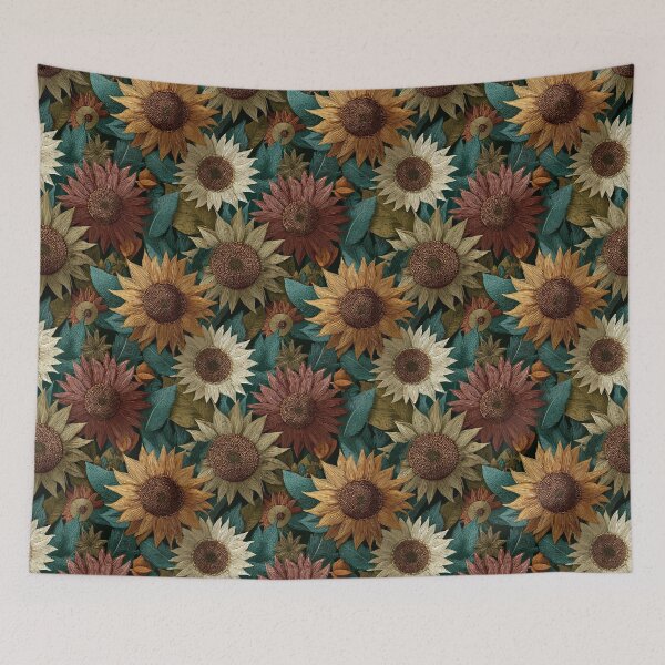 Item preview, Soft Sunflower  - Birthday Flower Pattern - Baptism Gifts designed and sold by RoyalStarsPatts.