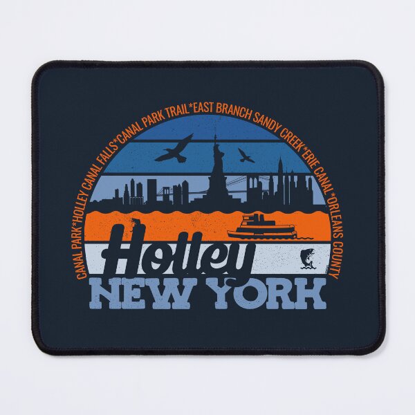Item preview, Holley New York Sunset Retro Vintage Local Pride Logo designed and sold by CRHPOD20.