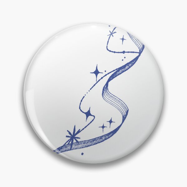 Item preview, Minimalist Celestial Star Ribbon Magic Witchy Illustration designed and sold by BitDoodle.