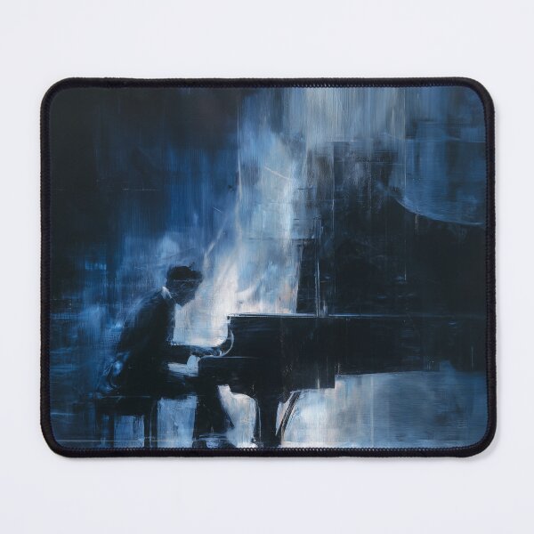Item preview, Abstract Pianist in Midnight Blue designed and sold by Rtymer.