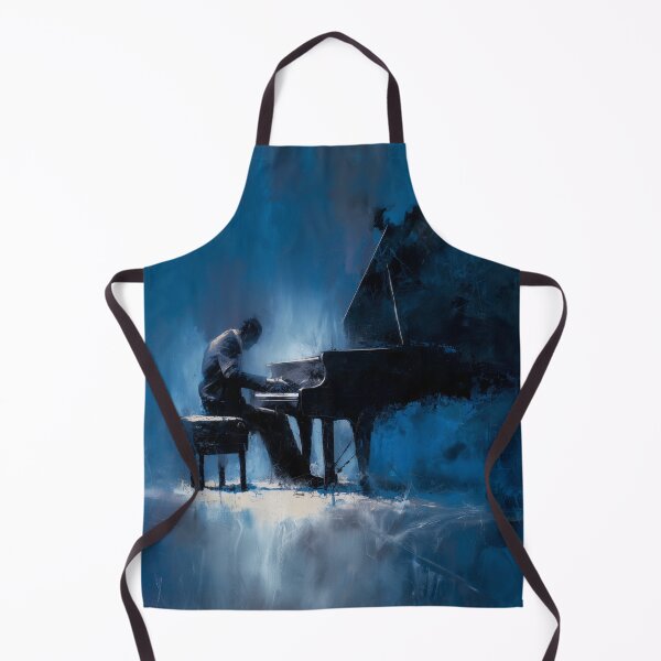 Artikelvorschau, Abstrakter Pianist in Mitternachtsblau entworfen und verkauft von Rtymer.