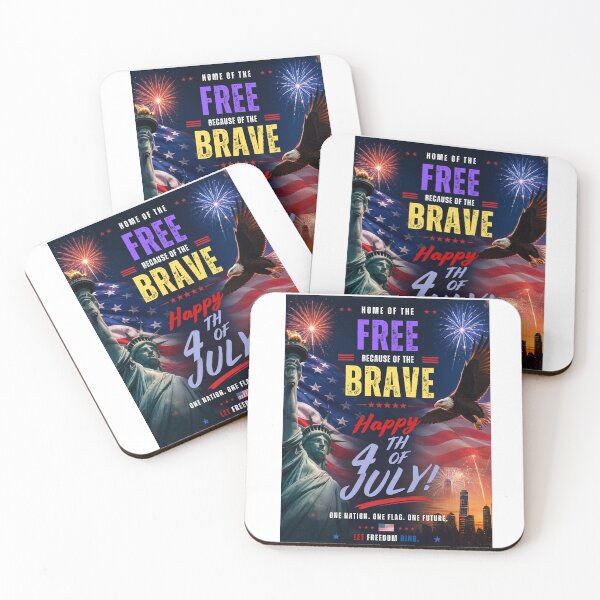 Item preview, Home of the Free Because of the Brave 4th of July Patriotic Design designed and sold by PMDesignStudio.