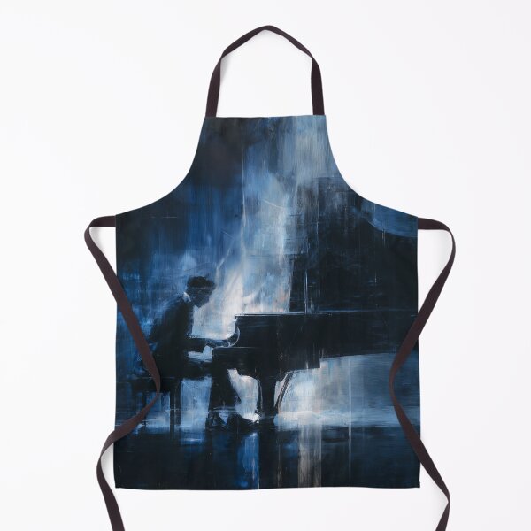 Artikelvorschau, Abstrakter Pianist in Mitternachtsblau entworfen und verkauft von Rtymer.