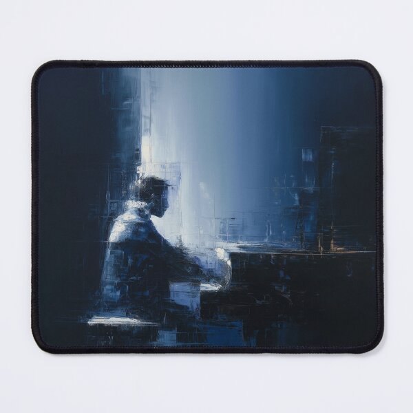 Item preview, Abstract Pianist in Midnight Blue designed and sold by Rtymer.