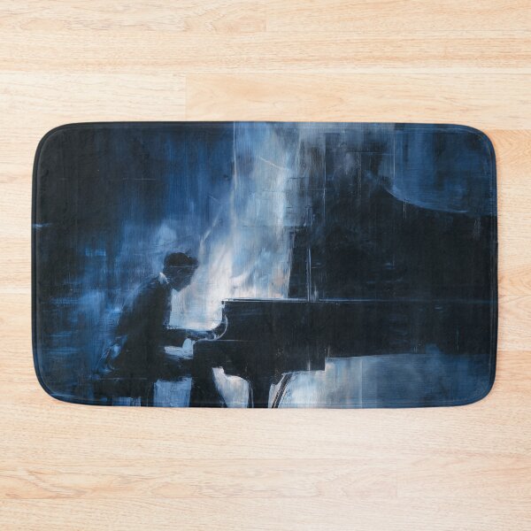 Item preview, Abstract Pianist in Midnight Blue designed and sold by Rtymer.