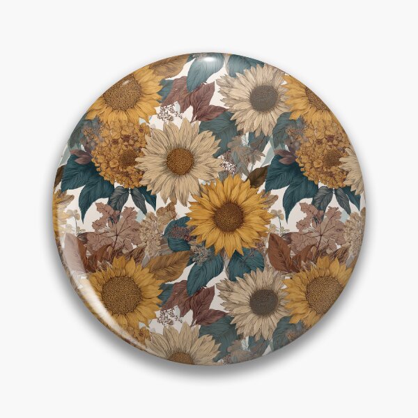 Item preview, Unique Sunflower Floral  - Flower Garden Pattern - Best Friend Gifts designed and sold by RoyalStarsPatts.