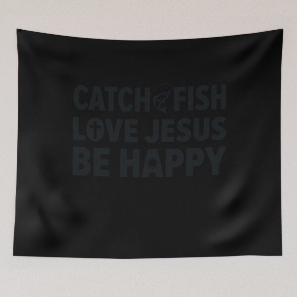 Item preview, Work Hard Love Jesus Be Happy Christian Motivational designed and sold by GCFULLA.
