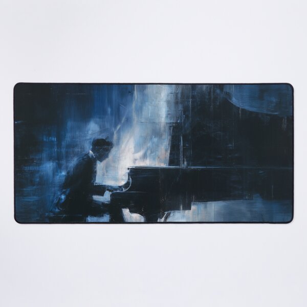 Item preview, Abstract Pianist in Midnight Blue designed and sold by Rtymer.
