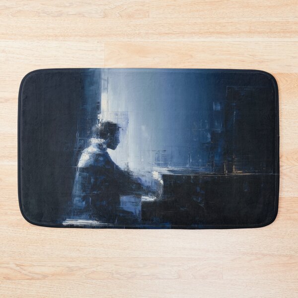 Item preview, Abstract Pianist in Midnight Blue designed and sold by Rtymer.