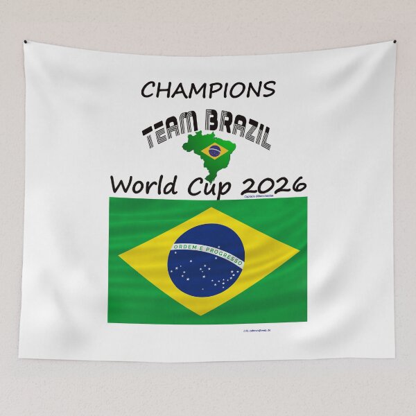Item preview, Brazil Fan T‑Shirt world Soccer Cup 2026 outfit designed and sold by cabevo.