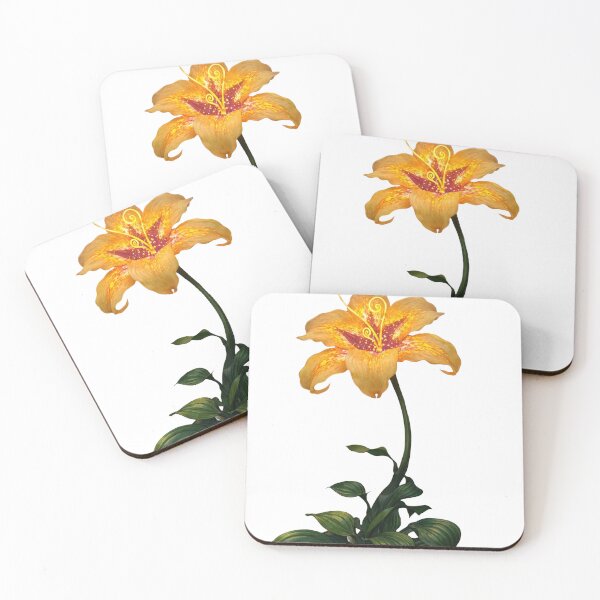 Item preview, pretty golden flower designed and sold by KassiesKreation.