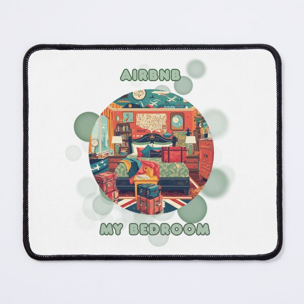 Item preview, Airbnb My Bedroom Funny Staycation Travel Meme designed and sold by iamKRUK.