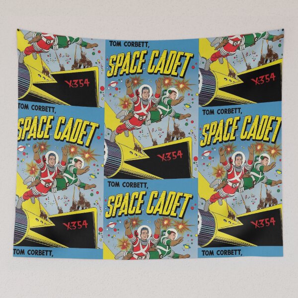Item preview, Tom Corbett Space Cadet – Vintage 1950s Retro Sci‑Fi Action Cover designed and sold by Analog Aura .