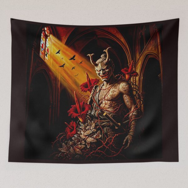 Item preview, Dark Gothic Art &amp; Fine Art Prints (1:1 Square Posters) designed and sold by Cyber-ART-Studio.
