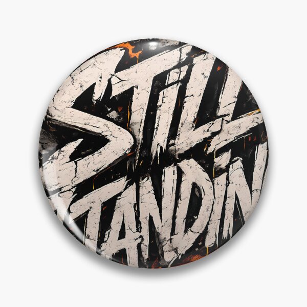 Item preview, Still Standing Distressed Graffiti Streetwear T-Shirt designed and sold by etuvibes.