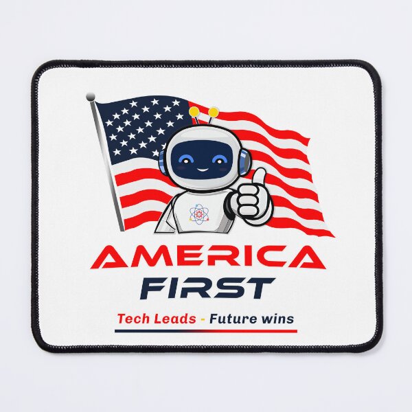 Item preview, America First Tech Robot - Future Wins Vector designed and sold by Print Expert.