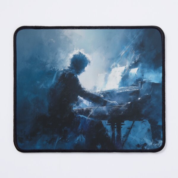 Item preview, Abstract Pianist in Midnight Blue designed and sold by Rtymer.