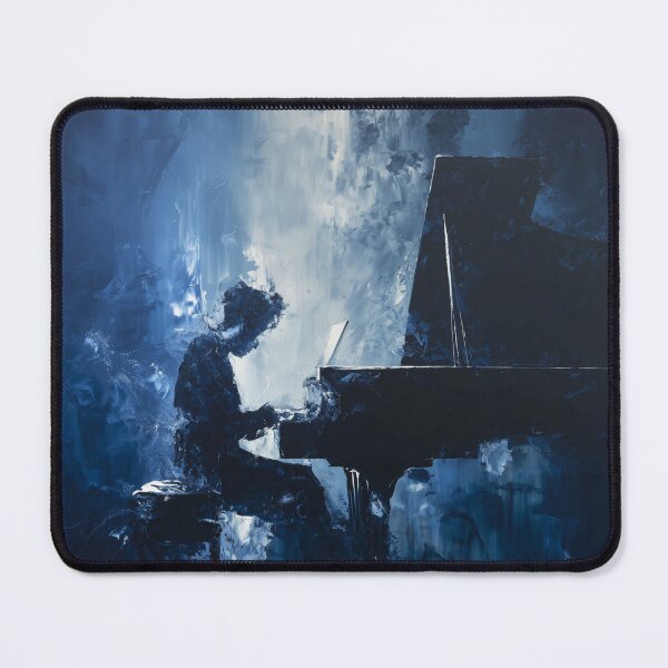 Item preview, Abstract Pianist in Midnight Blue designed and sold by Rtymer.