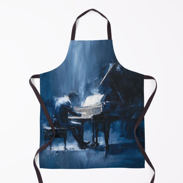 Item preview, Abstract Pianist in Midnight Blue designed and sold by Rtymer.