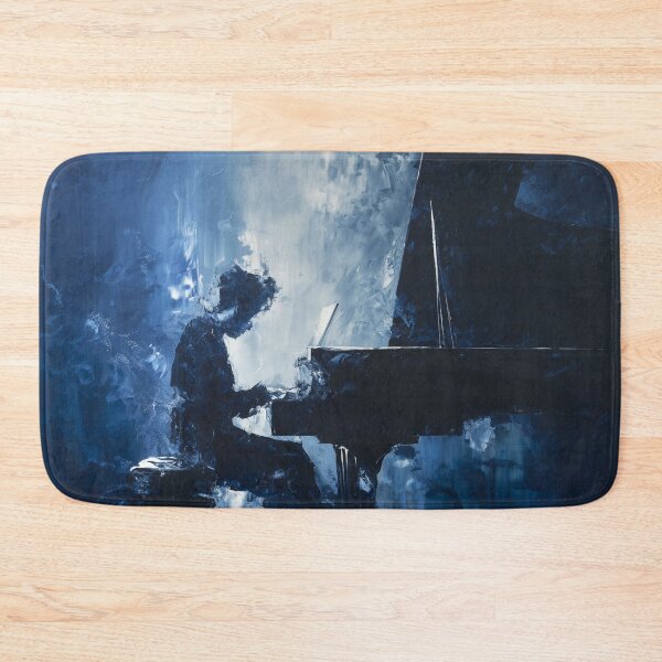 Item preview, Abstract Pianist in Midnight Blue designed and sold by Rtymer.