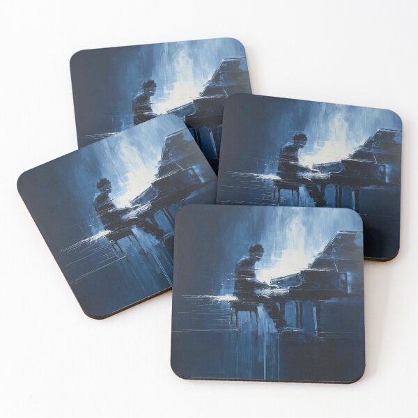 Item preview, Abstract Pianist in Midnight Blue designed and sold by Rtymer.