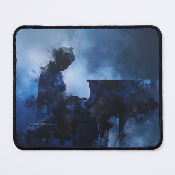 Item preview, Abstract Pianist in Midnight Blue designed and sold by Rtymer.