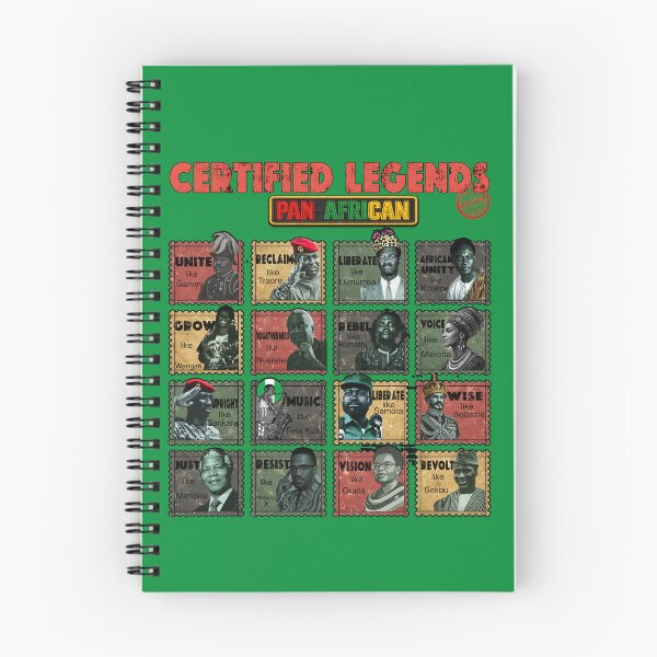 Item preview, Certified Legends Pan African Revolutionary icons - Sankara Lumumba Nkrumah Traore Garvey designed and sold by Youngkev-arts.