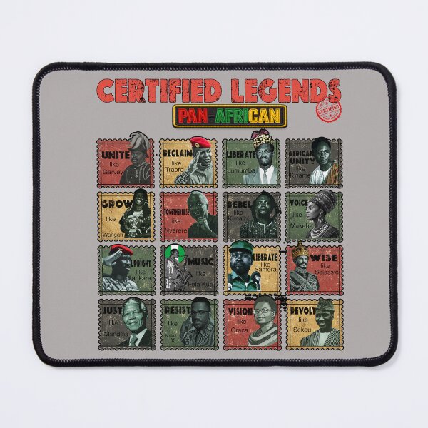 Item preview, Certified Legends Pan African Revolutionary icons - Sankara Lumumba Nkrumah Traore Garvey designed and sold by Youngkev-arts.