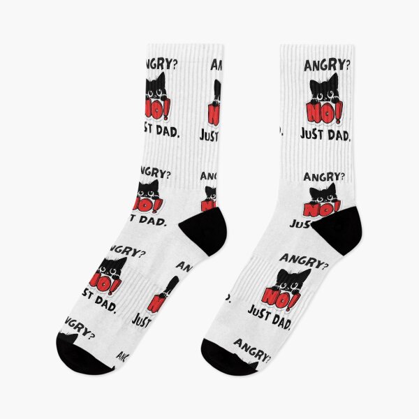 Item preview, Angry? No. Just Dad. | Funny Fatherhood Humor Design designed and sold by MagnetStyle.