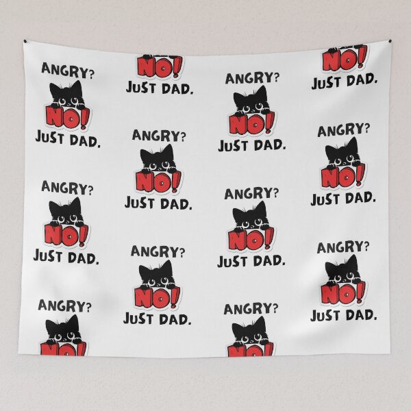 Item preview, Angry? No. Just Dad. | Funny Fatherhood Humor Design designed and sold by MagnetStyle.