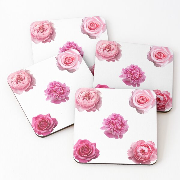 Item preview, Soft Pink Peony and Romantic Girl Sticker Rose Aesthetic Floral Sticker Pack designed and sold by Art IN Pack.