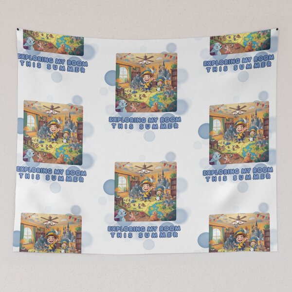 Item preview, Exploring My Room This Summer Funny Staycation Design designed and sold by iamKRUK.