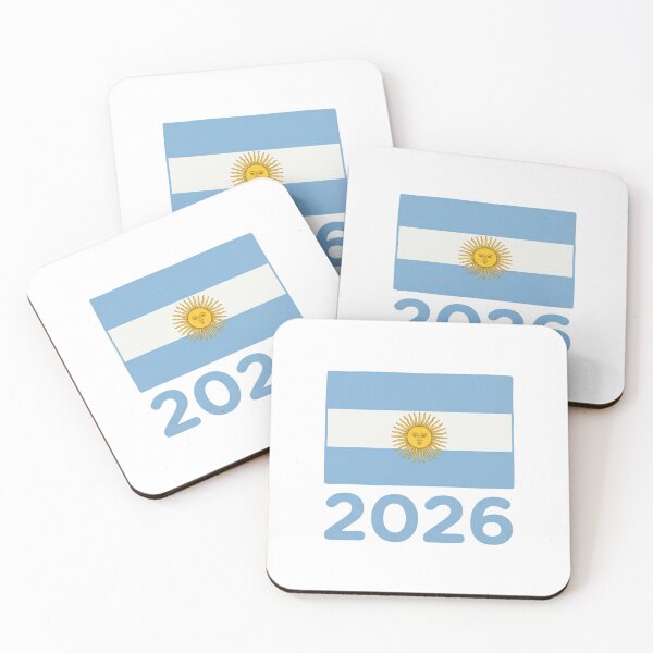 Item preview, Argentina Flag 2026 World Cup Football Fan Design | Soccer Supporter Merchandise designed and sold by 21 Tulips.