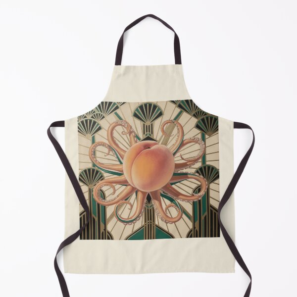 Item preview, Art Deco Peach with tentacles designed and sold by Pinkgnomie.