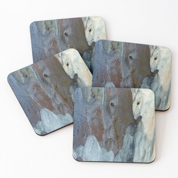 Item preview, Exotic Tree Bark Abstract In Rugged Blue Hues  designed and sold by DEC02.