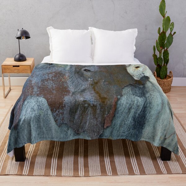 Item preview, Exotic Tree Bark Abstract In Rugged Blue Hues designed and sold by DEC02.