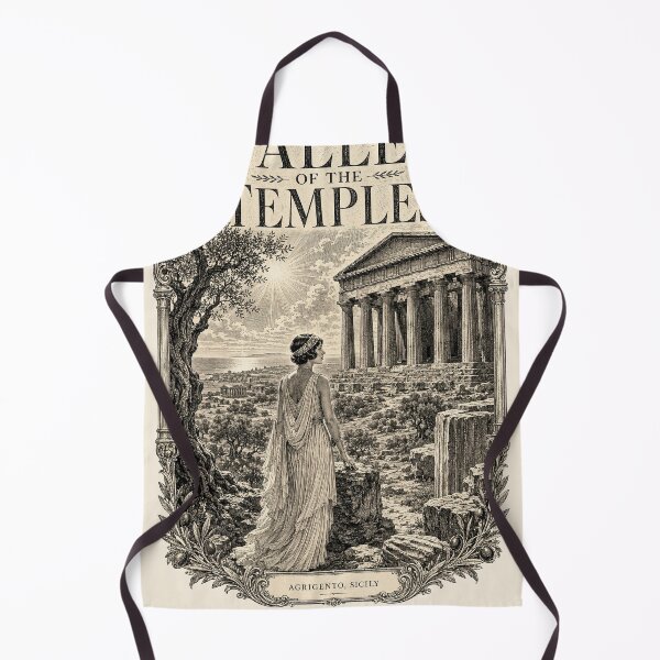 Item preview, Valley of the Temples, Sicily, Italy [Wood Engraving] designed and sold by elektronen.