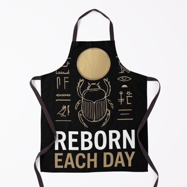 Item preview, Reborn Each Day Scarab Beetle | Ancient Egyptian Motivation Design designed and sold by Queen Cleopatra.