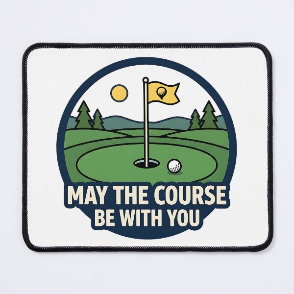 Item preview, May The Course Be With You designed and sold by Wild Creative Art.