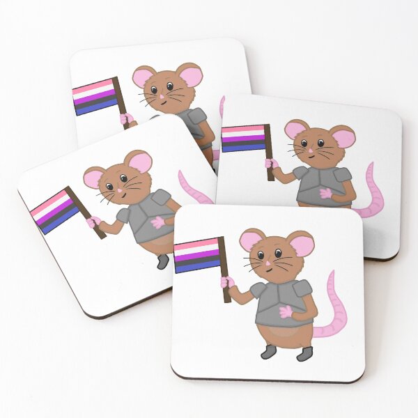 Item preview, Sir Wombleton With Genderfluid Pride Flag designed and sold by ChloeCosDesigns.