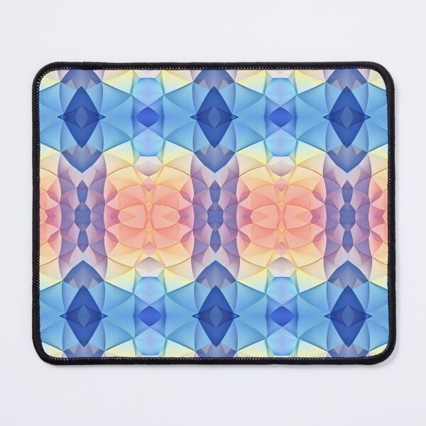 Item preview, Pastel Blue Geometric Pattern | Soft Abstract Prism Mosaic Design designed and sold by Sachie's Studio.