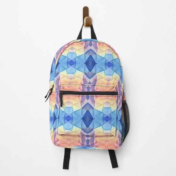 Item preview, Pastel Blue Geometric Pattern | Soft Abstract Prism Mosaic Design designed and sold by Sachie's Studio.