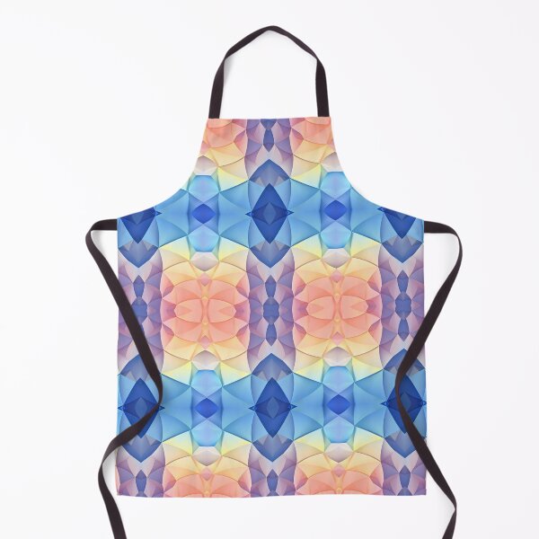 Item preview, Pastel Blue Geometric Pattern | Soft Abstract Prism Mosaic Design designed and sold by Sachie's Studio.
