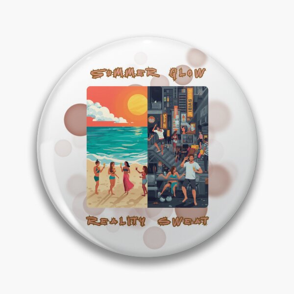Item preview, Summer Glow Reality Sweat Funny Summer Meme designed and sold by iamKRUK.