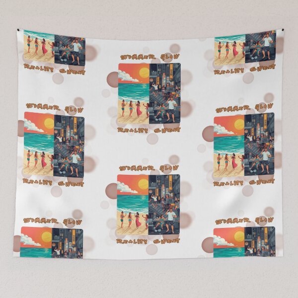 Item preview, Summer Glow Reality Sweat Funny Summer Meme designed and sold by iamKRUK.