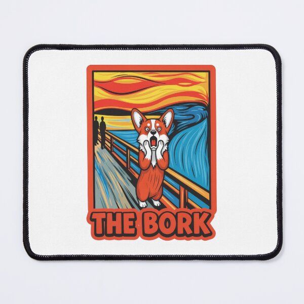 Item preview, The Bork Corgi Scream Funny Dog designed and sold by HobClub.