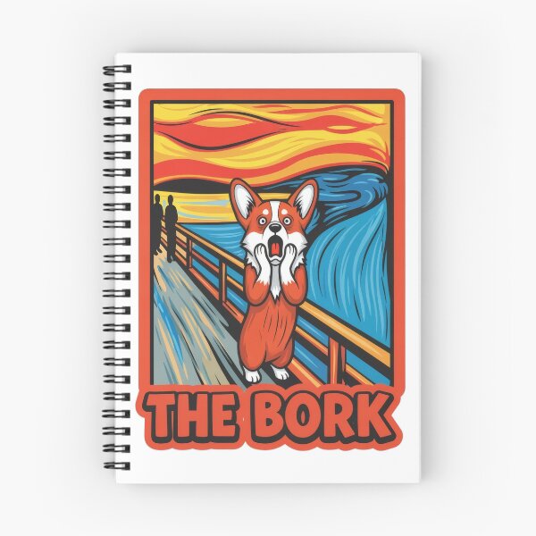 Item preview, The Bork Corgi Scream Funny Dog designed and sold by HobClub.