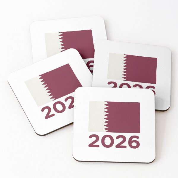 Item preview, Qatar Flag 2026 World Cup Football Fan Design | Qatar Soccer Supporter Merchandise designed and sold by 21 Tulips.