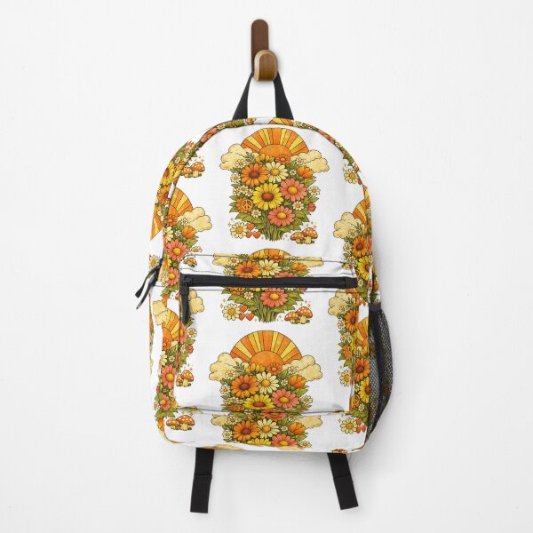 Item preview, Retro Flower Power – Vibrant 70s Floral Artwork designed and sold by Clothes With Smiling Animals Walt Gral.