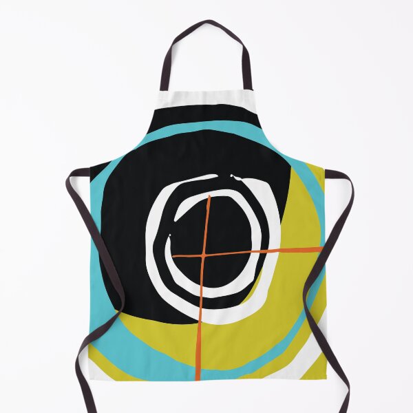 Item preview, Mid-Century Modern Mustard, Aqua, Black And White Design designed and sold by DEC02.